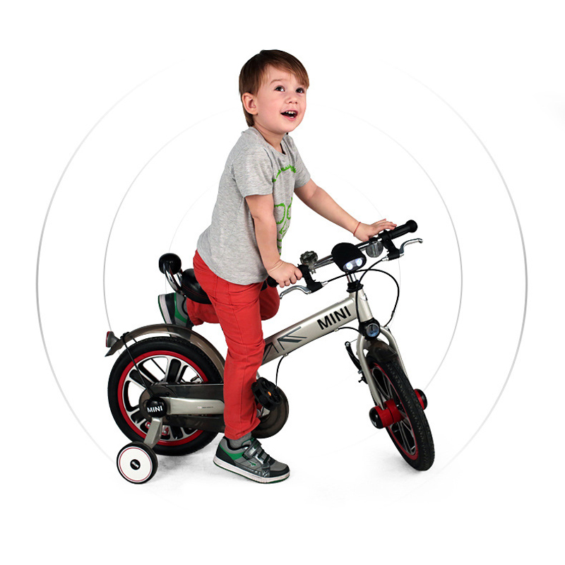 Rastar BMW MINI 14 Inches Children Bicycle with Auxiliary wheel